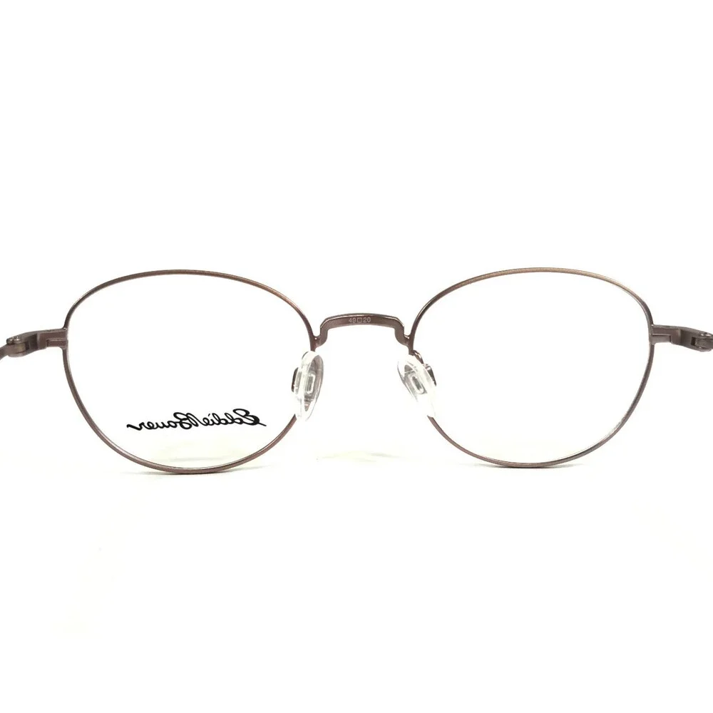 Eddie Bauer Eyeglasses Frames EB32213 PK Pink Rose Gold Oval Wire Rim 49-20-135